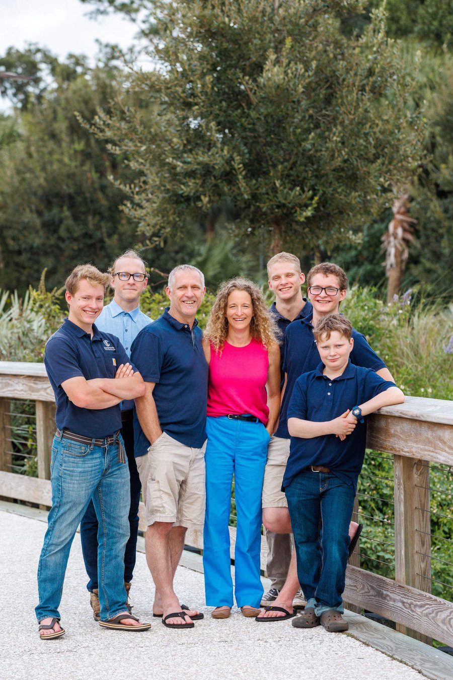 Amy, Phil, and their sons